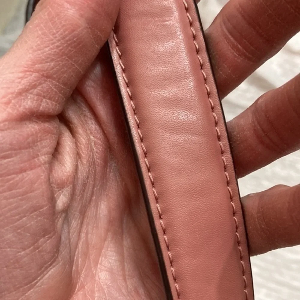 Michael kors pink pebbled leather Nicole bag